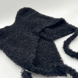 Beanie With Bear Ears In Black - svnx