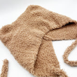 Beanie With Bear Ears In Beige