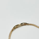 Clover Diamante Bracelet In Gold - Gift Boxed