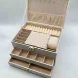 Vanity Jewellery Storage Box in White