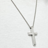 Cross Pendant Necklace in Silver