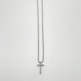 Cross Pendant Necklace in Silver