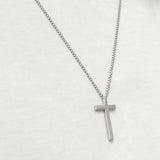Cross Pendant Necklace in Silver
