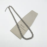 Woven Chain Necklace in Silver