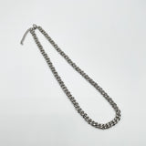 Woven Chain Necklace in Silver