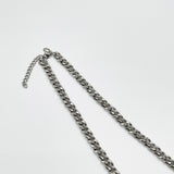 Woven Chain Necklace in Silver