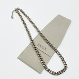 Woven Chain Necklace in Silver and Gold