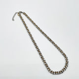 Woven Chain Necklace in Silver and Gold