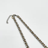Woven Chain Necklace in Silver and Gold