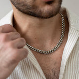 Woven Chain Necklace in Silver and Gold