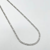Figaro Chain Necklace in Silver