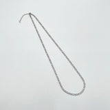 Figaro Chain Necklace in Silver