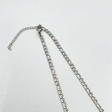 Figaro Chain Necklace in Silver