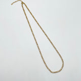 Figaro Chain Necklace in Gold