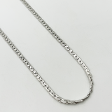 Interlocked Chain Necklace in Silver - svnx
