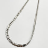 Interlocked Chain Necklace in Silver