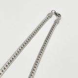 Interlocked Chain Necklace in Silver