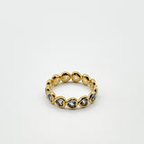 The 'Atlas' Ring in Gold and Blue