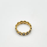 The 'Atlas' Ring in Gold and Blue