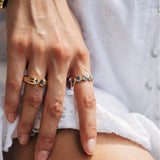 The 'Atlas' Ring in Gold and Blue