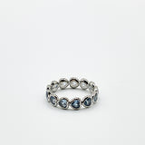 The 'Atlas' Ring in Silver and Blue