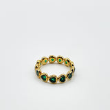 The Atlas' Ring in Gold and Green