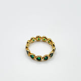 The Atlas' Ring in Gold and Green