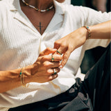 The Atlas' Ring in Gold and Green