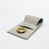 The Atlas' Ring in Gold and Green