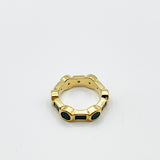 The Atlas' Ring in Gold and Green