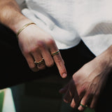 The 'Knox' Ring in Gold and Green