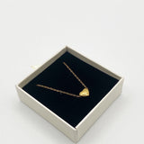 Small Heart Necklace in Gold