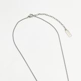 Emerald Green Diamante Heart Necklace in Silver - Gift Boxed