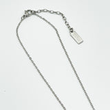 Mini Pearl Diamante Necklace and Earrings Set in Silver - Gift Boxed