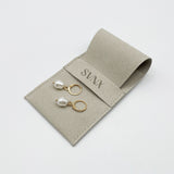 Baroque Pearl Earrings in Gold