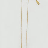 Mini Clover Necklace in Gold Black