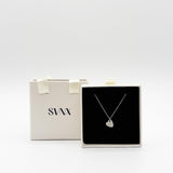 Mini Heart Pendant Necklace in Silver