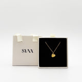 Mini Heart Pendant Necklace in Gold