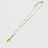 Mini Heart Pendant Necklace in Gold