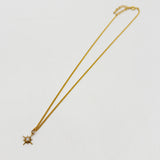 Mini Star Pendant Necklace in Gold