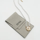 French Camellia Pearl Necklace
