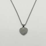 Heart Shape Pendant Necklace in Silver - Gift boxed