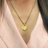 Heart Shape Pendant Necklace in Gold - Gift boxed