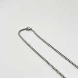 Chain Necklace with Ring Charm - svnx