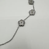 Floral Bracelet in Silver