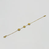 Floral Bracelet in Gold