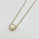 Heart Necklace & Earrings Set In Gold - Gift Boxed