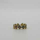 Diamante Clover Ring