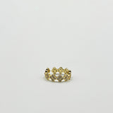 Diamante Clover Ring
