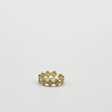 Diamante Clover Ring